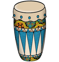 a  drum